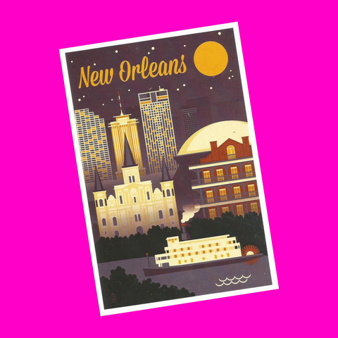 New Orleans - Skyline Postcard