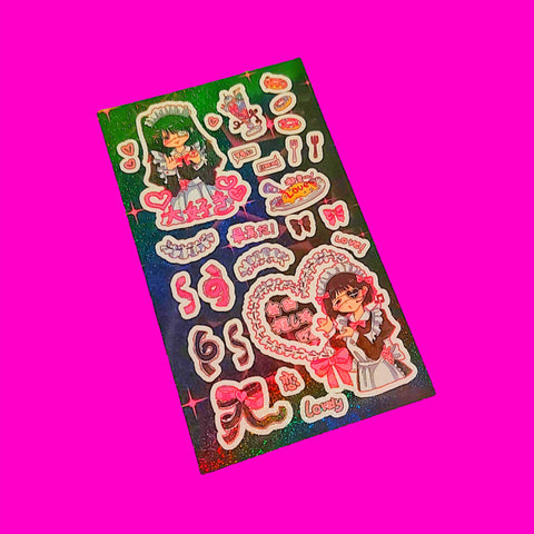 Made with Love Sticker Sheet - More Colours!