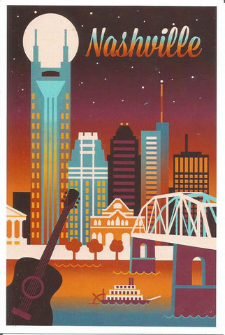 Nashville - Skyline Postcard