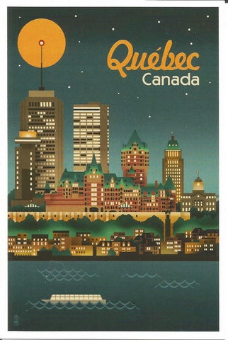 Quebec - Skyline Postcard