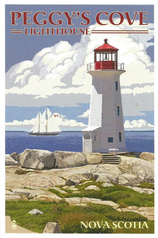 Nova Scotia - Peggy's Cove Lighthouse Postcard