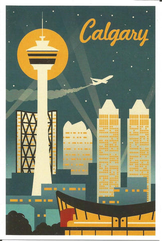 Calgary - Skyline Postcard