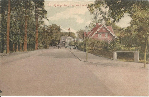 Denmark - Klampenborg - Old Post Office Postcard