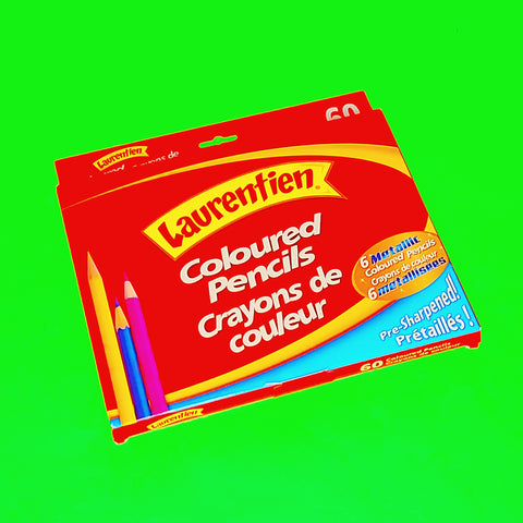 Laurentien Coloured Pencils - 60 Count Box