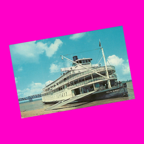 USA - Tennessee - Memphis - Delta Queen Steamboat Postcard