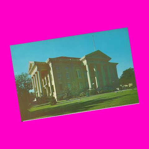 USA - North Carolina - Goldsboro - Wayne County Courthouse Postcard