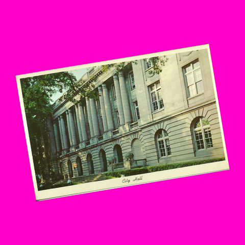 USA - North Carolina - Charlotte - City Hall Postcard