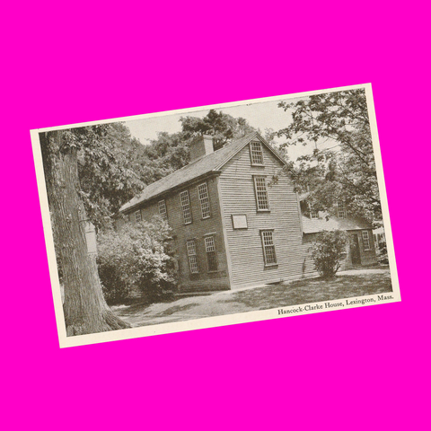 USA - Massachusetts - Lexington - Hancock Clarke House Postcard