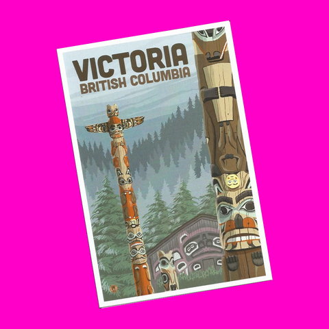 Victoria - Thunderbird Park Postcard