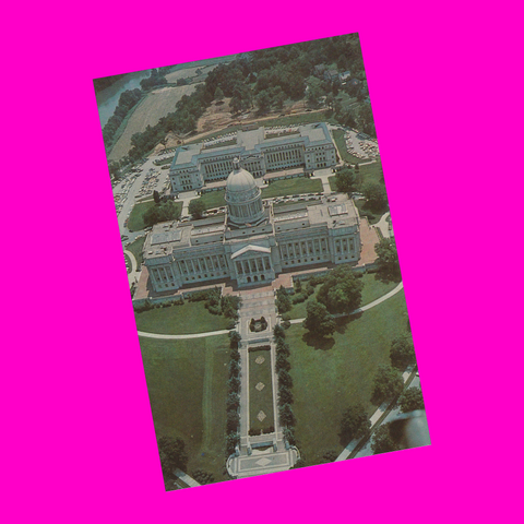 USA - Kentucky - Frankfort - State Capitol Aerial View Postcard