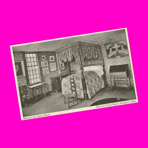 USA - Massachusetts - Lexington - Hancock Clarke House Bedroom Postcard