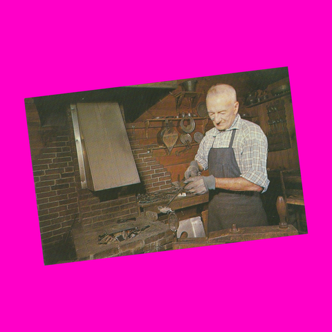 USA - Massachusetts - Old Sturbridge - Blacksmith's Shop Postcard