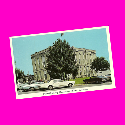 USA - Tennessee - Alamo - Crockett County Courthouse Postcard
