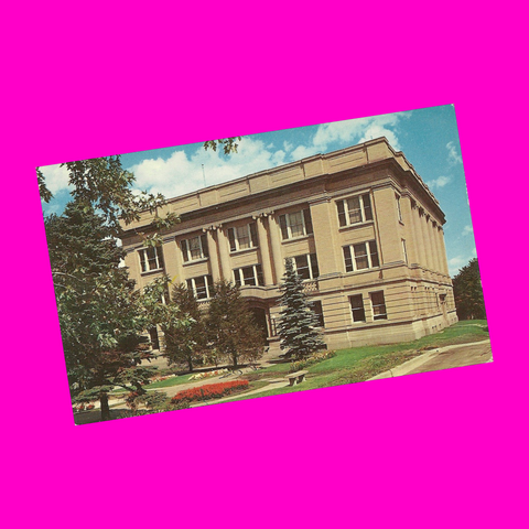 USA - Minnesota - Fergus Falls - Otter Tail County Courthouse Postcard