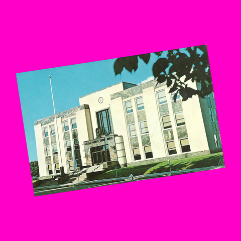 USA - Minnesota - Detroit Lakes - Becker County Courthouse Postcard
