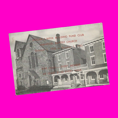 Immanuel Baptist Church Postcard