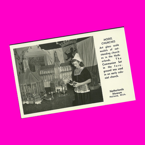 USA - Michigan - Holland - Netherlands Museum Postcard