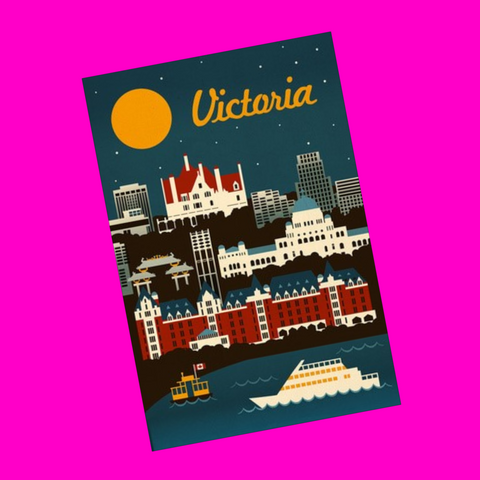Victoria - Skyline Postcard