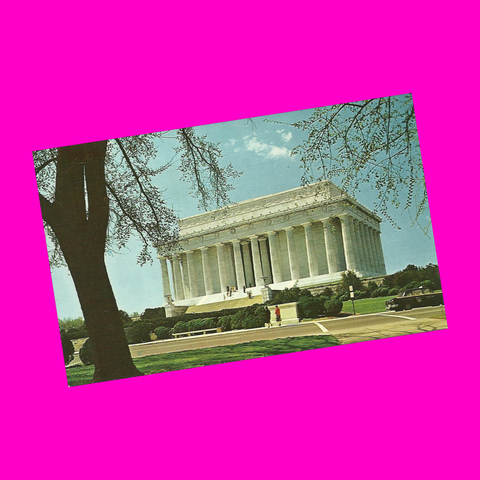 USA - Washington, DC - Lincoln Memorial Postcard