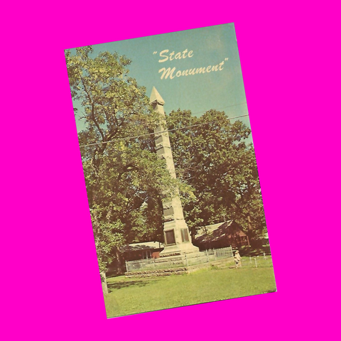 USA - Iowa - Spirit Lake Massacre Monument Postcard