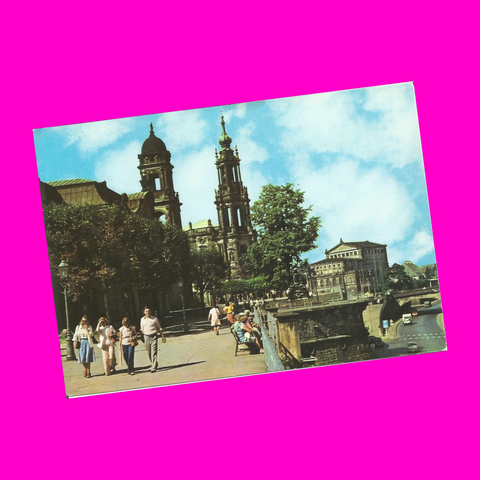 Germany - Dresden - Bruhl's Terrace Postcard