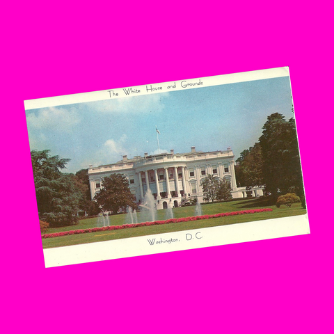 USA - Washington, DC - White House Postcard