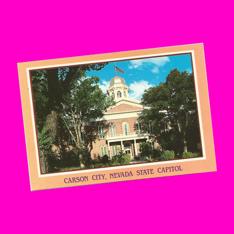 USA - Nevada - Carson City - Capitol Building Postcard