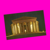 USA - Washington, DC - Jefferson Memorial at Night Postcard