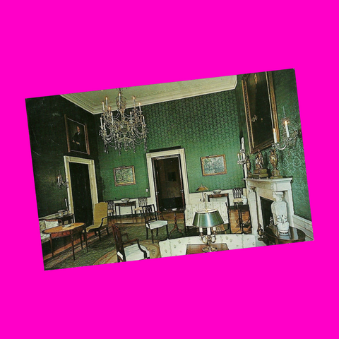 USA - Washington, DC - White House Green Room Postcard