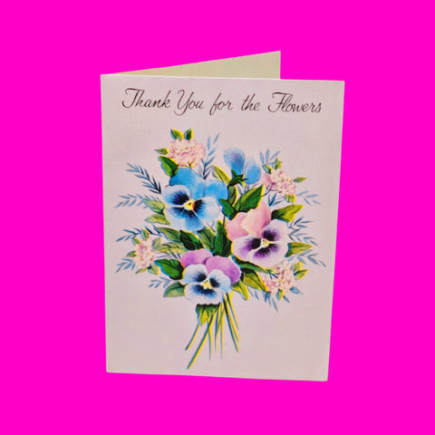 Thank You for the Flowers Card