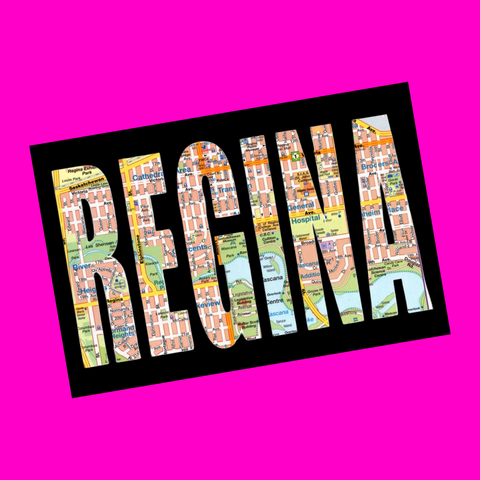 Regina - City Streets Postcard