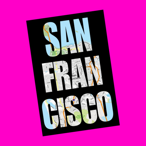 San Francisco - City Streets Postcard