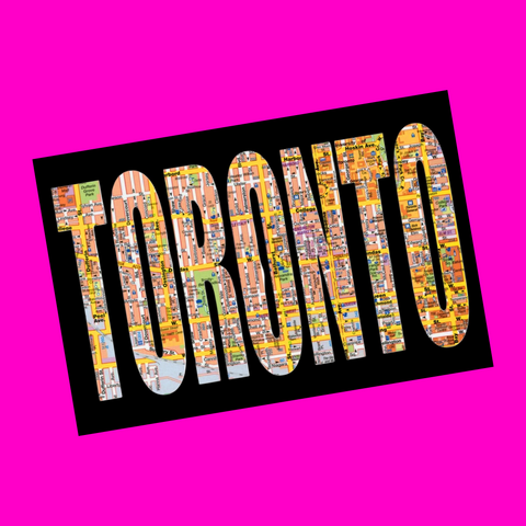 Toronto - City Streets Postcard
