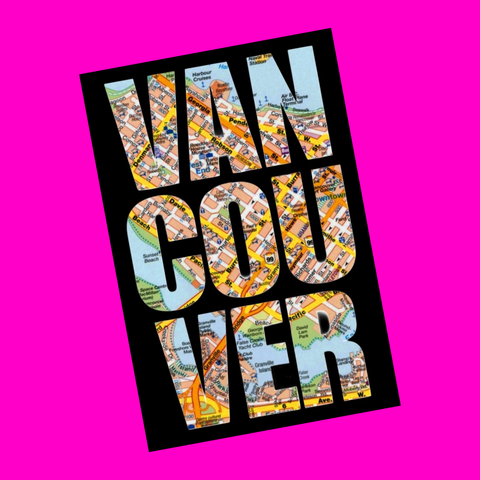Vancouver - City Streets Postcard