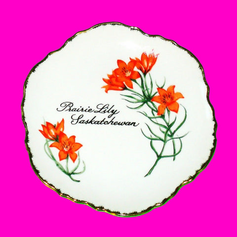 Saskatchewan Prairie Lily Plate