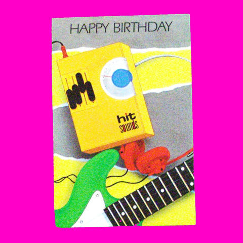 Birthday Walkman Card