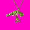 Pistol Pendant Necklace