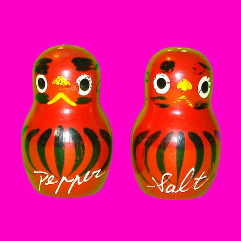 Red Bird Salt & Pepper Shakers