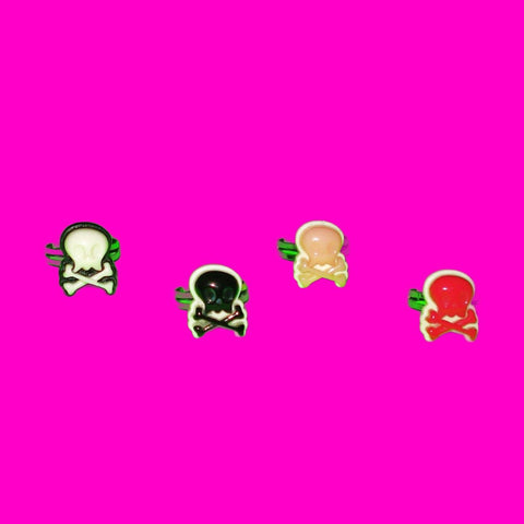 Skull & Crossbones Kyuuto Punk Ring - More Colours!