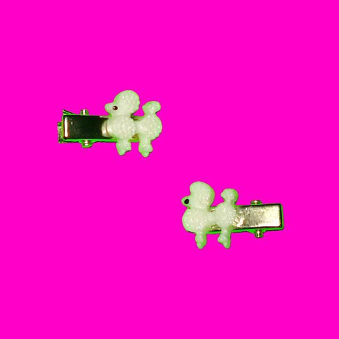 Poodle Mini Hair Clips - More Colours!
