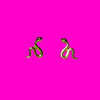 Slithering Snakes Earrings - Silver or Gold