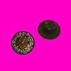 Bronze Disc Earrings