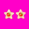 Strawberry Star Earrings - More Colours!