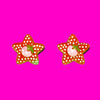 Strawberry Star Earrings - More Colours!