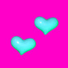 Bubble Heart Post Earrings - More Colours!