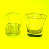 Lime Green Scotch Glasses - Set of Two