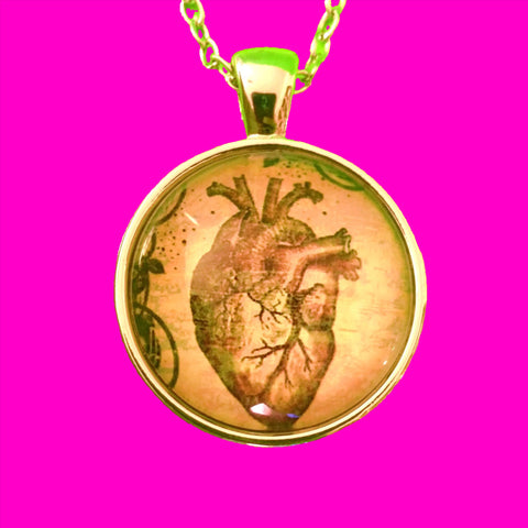 Anatomical Heart Pendant Necklace - More Styles!