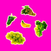 Vintage Fruit Sticker Set - More Styles