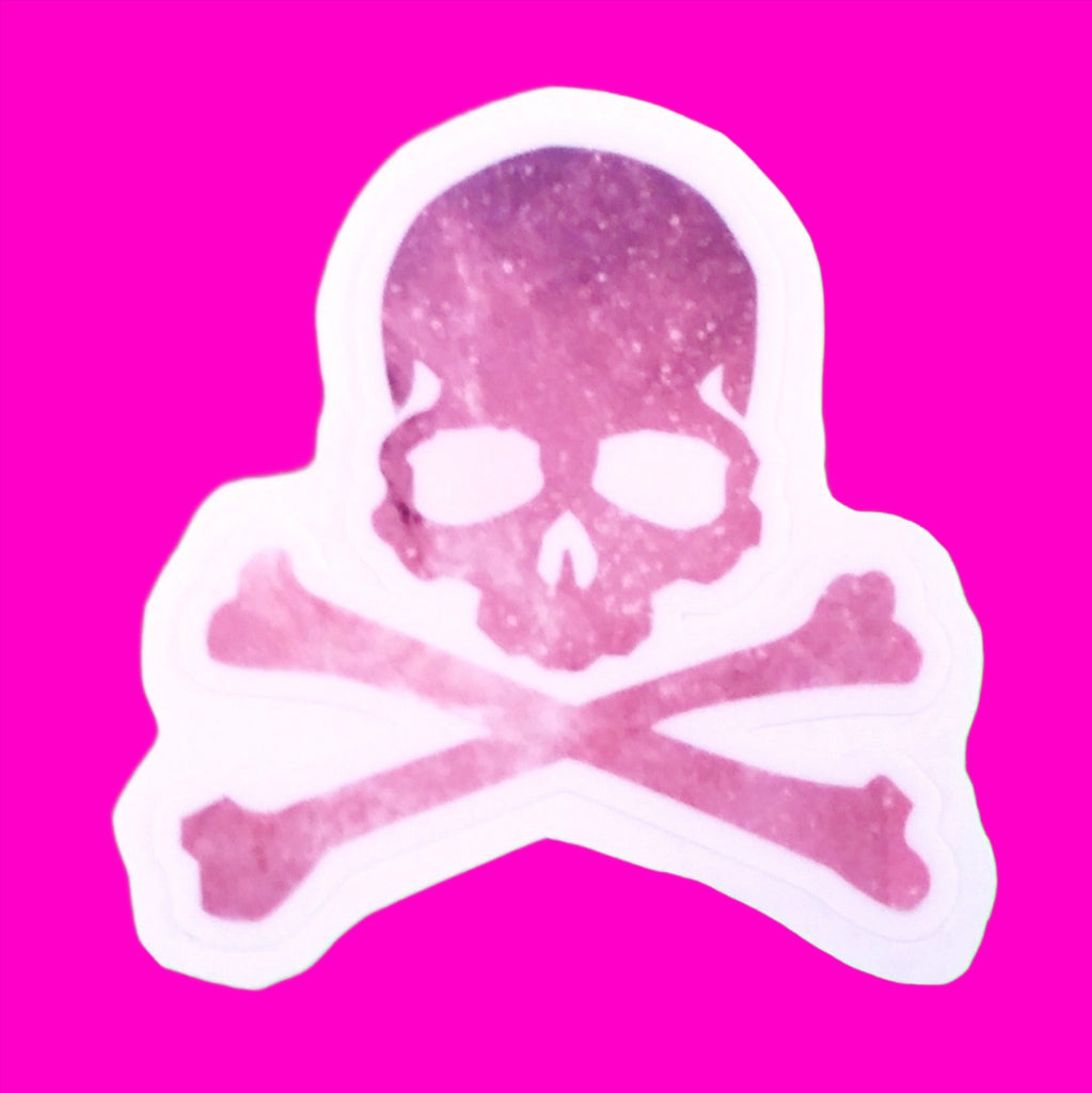 Skull & Crossbones Sticker - More Colours!