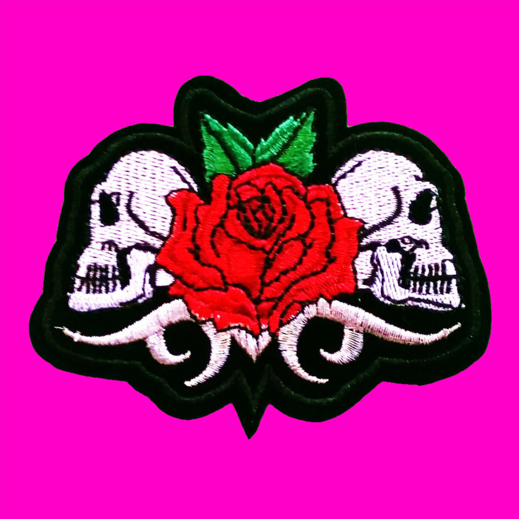 Skulls & Rose Patch